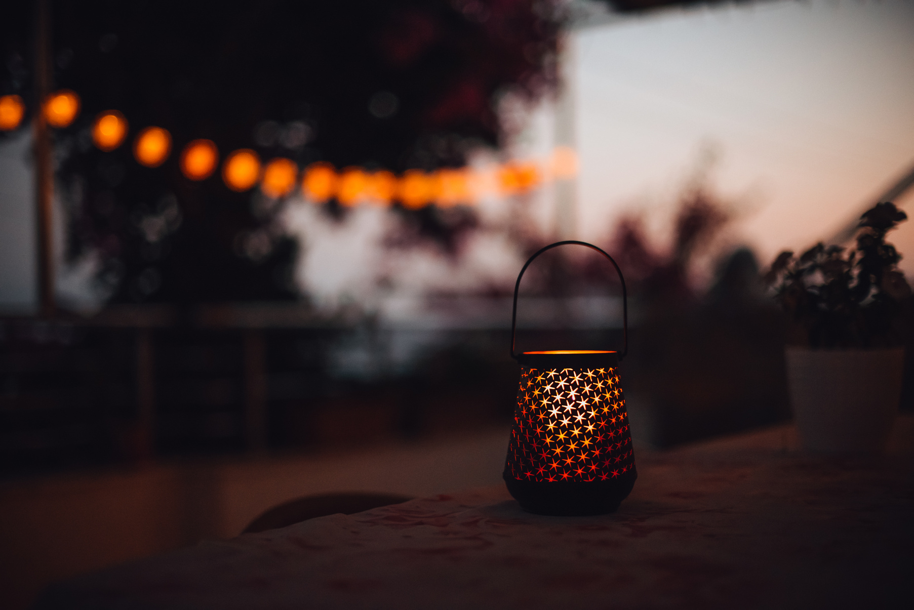 Romantic Lighting at the Terrace