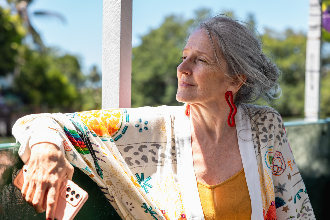 Brazilian Women Portrait of an Older Woman Outdoors